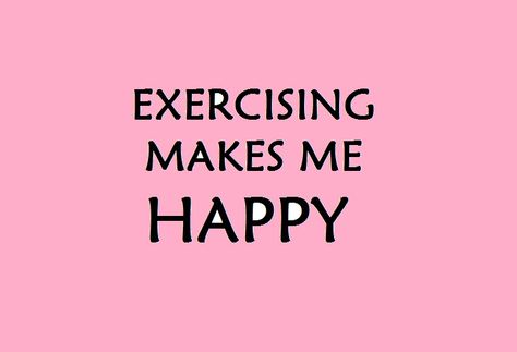 Exercising makes me happy Love Fitness, Wellness Fitness, Fitness Nutrition, Fitness Quotes, Workout Challenge, Stay Fit, Make Me Happy, Healthy Choices, Body Positivity