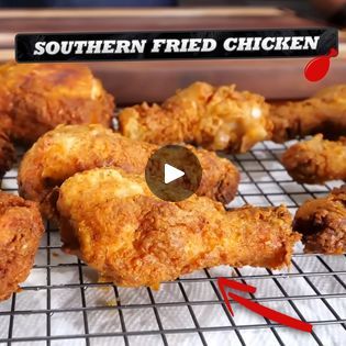 This Is The Real Southern Way Of Making Fried Chicken! 🍗 | fried chicken | This Is The Real Southern Way Of Making Fried Chicken! 🍗 | By Smokin' and Grillin' with ABFacebook Good Fried Chicken, Fried Chicken Ingredients, Perfect Fried Chicken, Culinary Chef, Making Fried Chicken, Weekend Cooking, Southern Fried Chicken, Crispy Fried Chicken, Fried Chicken Recipes