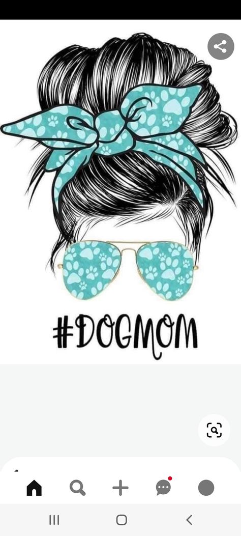 Messy Bun Svg, Dog Mom Life, Skull Dog, Mom Messy Bun, Family Logo, Svg Kids, Mom Art, Dog Paw Print, Cricut Craft Room