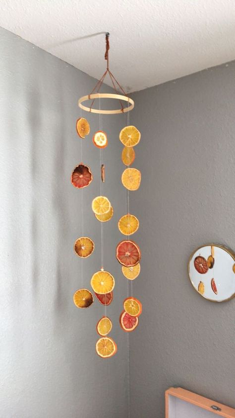 Orange Room Decor, Deco Fruit, Deco Orange, Orange Craft, Deco Nature, Orange Wall Art, Fruit Decorations, Orange Decor, Dried Oranges