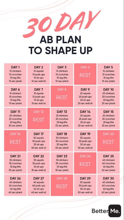 Abb Workouts, Teen Workout Plan, Summer Body Workout Plan, Workout Program Gym, Gym Workout Plan For Women, Workouts For Teens, Daily Workout Plan, Eat In A Day, Workout Plan For Women