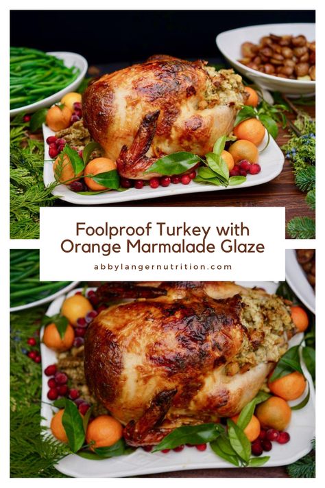 Orange Marmalade Glazed Turkey, Glaze For Turkey, Turkey Baste Recipe, Orange Turkey Recipes, Turkey Baste, Recipes With Oranges, Rum Glaze Recipe, Holiday Turkey Recipes, Thanksgiving Turkey Recipes