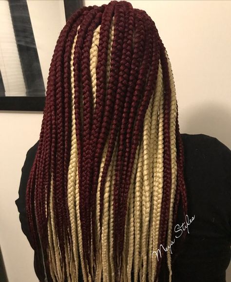 Pink Box Braids, Box Braids Men, Braiding Hair Colors, Jumbo Braiding Hair, Cute Box Braids, Big Box Braids, Colored Braids, Braids For Black Women, Box Braids Hairstyles For Black Women