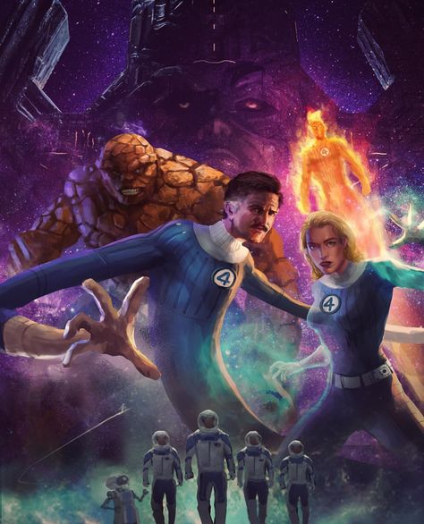 Dipankar Talukdar | The Fantastic Four! Always been a big fan of this wonderful team. Looking forward to see marvel’s first family in the MCU. Have a great… | Instagram Mcu Wallpaper, Marvel Halloween, Fantastic Four Marvel, Marvel Multiverse, The Fantastic Four, Superhero Family, Marvel Superheroes Art, Dc Art, Marvel Artwork