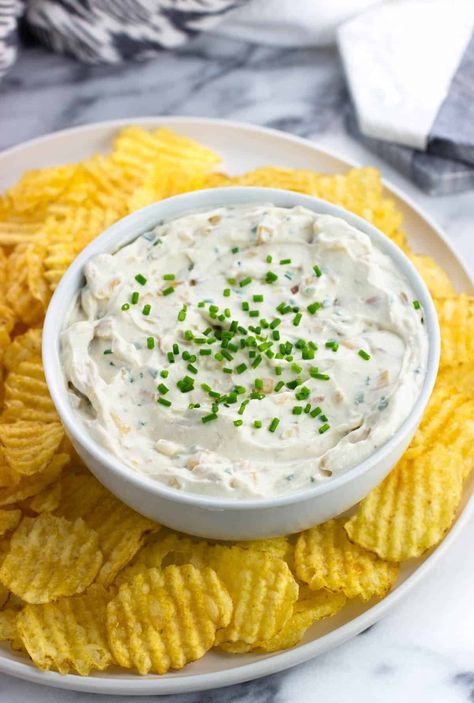 Sour Cream And Onion Dip, Healthy Sour Cream, Onion Dip Recipe, Homemade Sour Cream, Make From Scratch, French Onion Dip, Onion Dip, Caramelized Onion, Sour Cream And Onion