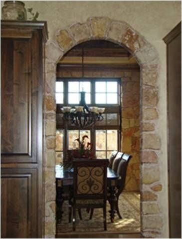 Stone Doorway, Arched Doorway, Stone Archway, Faux Walls, Brick Arch, Tuscan Home, Tuscan Decor, Tuscan Design, Mediterranean Home Decor