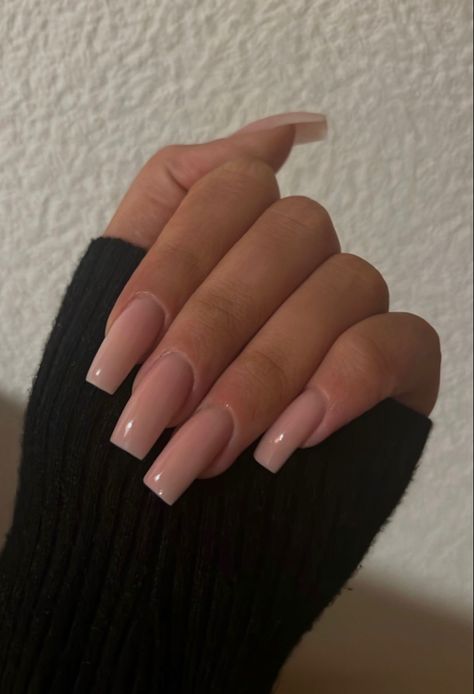 Kylie Nails, Fall Magic, Simple Fall Nails, Beige Nails, Girly Acrylic Nails, Soft Nails, Pink Acrylic Nails, Neutral Nails, Fire Nails