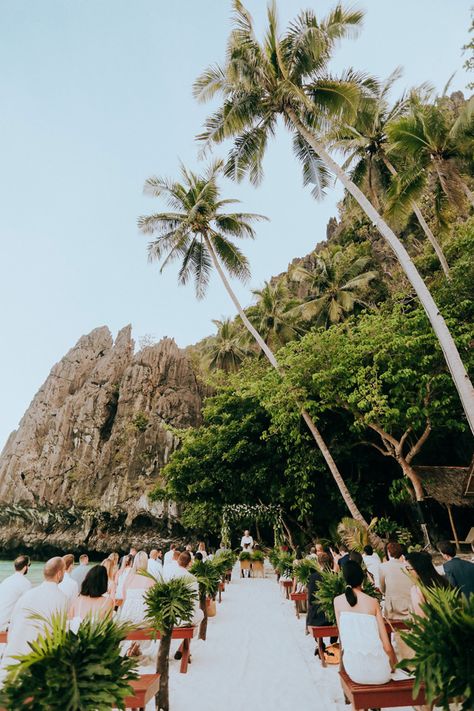 Fun and Intimate Island Wedding | Philippines Wedding Blog Philippines Destination Wedding, Jungle Beach Wedding, Us Virgin Islands Wedding, Virgin Island Wedding, Cumberland Island Wedding, Island Wedding Dress Beach, Philippines Wedding Venue Receptions, Beach Wedding Philippines, Bvi Wedding