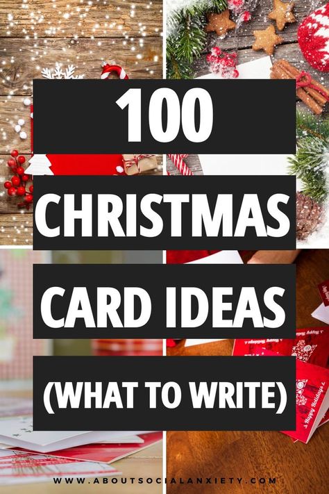 Are you wondering what to write in your Christmas cards? This post shares 100 Christmas card ideas (things to write). The post covers what to write for everyone from coworkers to close friends. Also sharing the best Christmas conversation starters, best Christmas gift ideas, and best Christmas guest ideas. Things To Put In A Christmas Card, Christmas Card Signature Ideas, Things To Write In A Christmas Card, What To Write In Christmas Cards, Things To Write In Christmas Cards, Christmas Cards Writing Messages, What To Write In A Christmas Card, Christmas Conversation Starters, 2025 Greeting