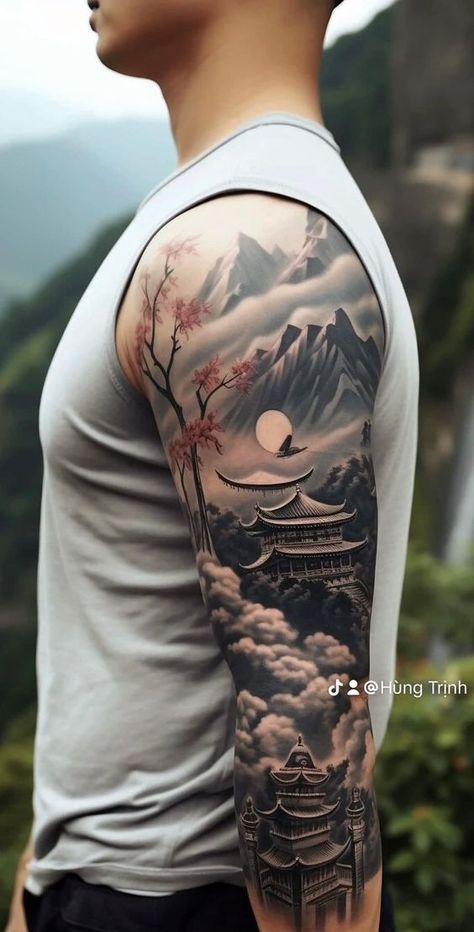 Japanese Tattoo Sleeve Men, Tattoo Ideas For Men Meaningful, Forearm Tattoo Ideas For Men, Japanese Forearm Tattoo, Japanese Tattoo Sleeve, Traditional Japanese Tattoo Sleeve, Buddha Tattoo Sleeve, Samurai Tattoo Sleeve, Forearm Tattoo Ideas