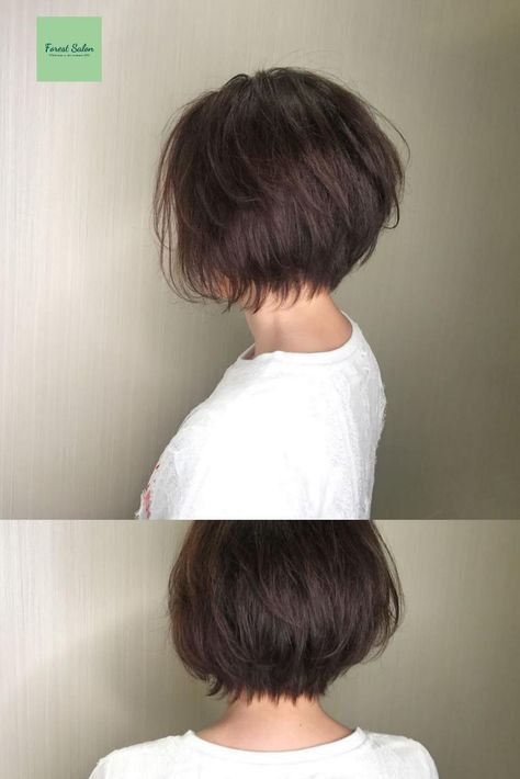 Short haircuts are super-easy to style, cool and comfortable in hot weather climates, and slimming on any broad face.. Apple Cut Hair, Apple Haircut, Apple Cut Hairstyle, Hair Styles For Dirty Hair Quick, Rainbow Highlights, Apple Cut, Haircuts Ideas, Hair Color Underneath, Hair And Beauty Salon