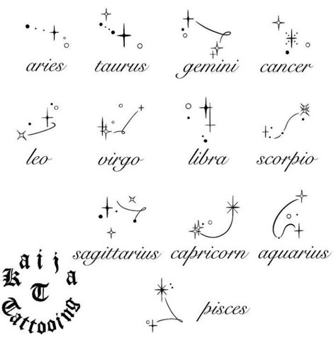 Sagittarius Pisces Tattoo, Star Zodiac Signs Tattoo, Star Sign Tattoos Leo, Zodiac Tattoos Sagittarius Woman, Scorpio Constellation Tattoo Design, Sagittarius Tattoo Constellation Stars, Virgo Scorpio Tattoo Together, Birth Star Tattoo, Horoscope Constellation Tattoo