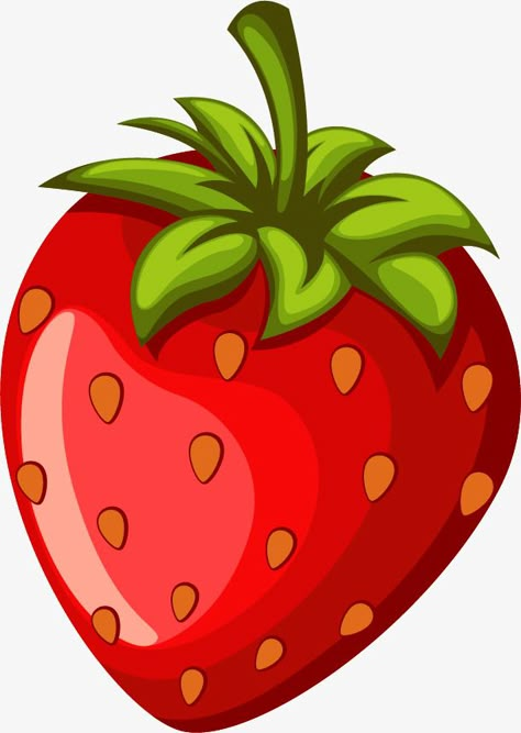 Strawberry Art Cute, Fresa Dibujo, Strawberry Vector, Strawberry Crafts, Strawberry Clipart, Strawberry Png, Flower Pot People, Strawberry Art, Fruit Clipart