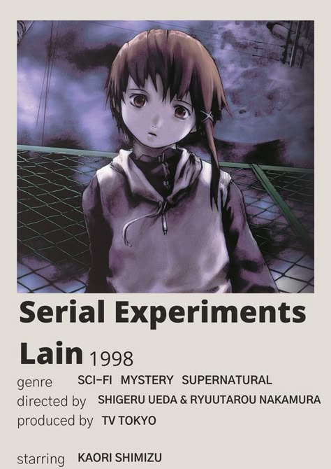 Anime Watch List, Anime Watchlist, Anime Recs, Japanese Animated Movies, Serial Experiments Lain, Good Anime Series, Anime Suggestions, Septième Art, Fantasy Heroes