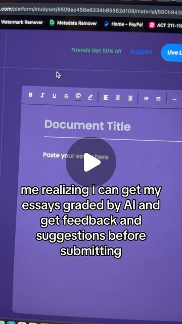 Study Fetch on Instagram: "i have to use this before i submit my essays #essay #essaywriting #ai #usefulwebsites #schoolhacks" Myself Essay, School Hacks, Essay Writing, Acting, I Can, Education, On Instagram, Quick Saves, Instagram