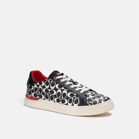 Discover great products at the best prices at Dealmoon. Clip Low Top Sneaker. Formal Outfits, Coach Outlet, Shoe Clips, Classic Dress, Leather Fabric, Top Shoes, Favorite Jeans, Casual T Shirts, Leather Sneakers