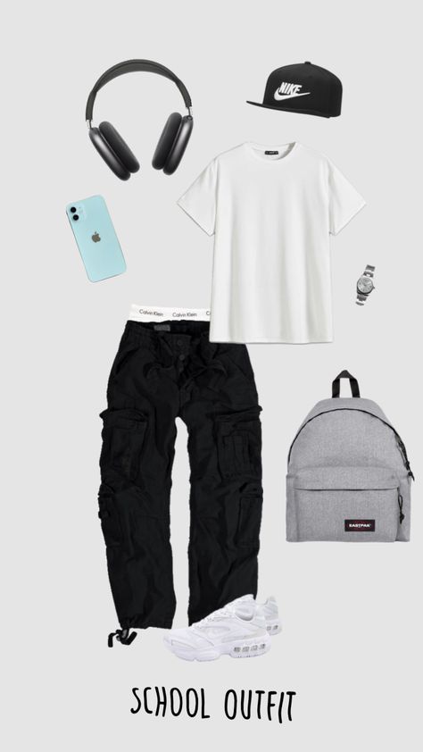 School outfit streetwear #ootdfashion #streetwear #outfit #fypshuffle #schooloutfits Streetwear School Outfits, Preppy Boys Outfits, Boys School Outfits, Preppy Boys, Racing Jackets, Street Fits, Outfit Streetwear, Basketball Clothes, Guys Clothing Styles