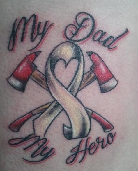 Fireman Tattoo Ideas, Fire Department Tattoos, Fireman Tattoo, Fighter Tattoos, Firefighter Tattoos, Gifts For Firefighters, Fire Department Shirts, Tattoos For Dad Memorial, Ems Tattoos