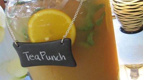 ICE TEA PUNCH	  1. cup of Lipton iced tea mix (lemon flavored) 2.  liter of… Bridal Shower Punch Recipes, Tea Punch Recipe, Luau Punch, Iced Tea Punch, Bridal Shower Punch, Tea Punch, Black Bars, Alcoholic Punch Recipes, Iced Tea Recipes