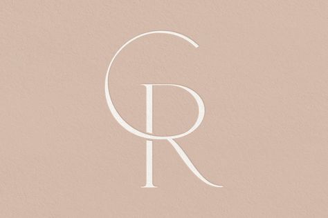 CR | Contemporary wedding monogram, modern monogram, wedding initials, premade logo #monogramlogodesign #abstract #handwritten 💕 Cr Logo Design, Personal Monogram Logo, Cr Monogram, Couple Monogram Design, Foil Printing, Wedding Logo Monogram, Elegant Logo Design, Cr Logo, Wedding Logo Design