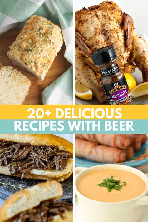 Cook With Beer: The Best Beer Cheese Recipes and More 🍻 » Beer Cheese Recipes, Beer Cupcake, Recipes With Beer, Baking With Beer, Beer Braised Short Ribs, Beer Cheese Recipe, Beer Cheese Dip Recipe, Beer Bread Recipe, Beef Jerky Recipes