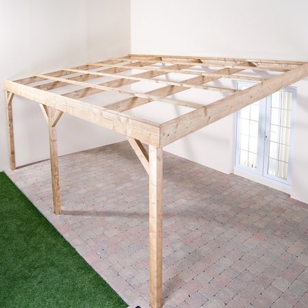 Build your own Carport Lean To Carport, Build Your Own Garage, Diy Carport, Pergola Carport, Carport Garage, Carport Designs, Wood Pergola, Pergola Canopy, Wooden Pergola