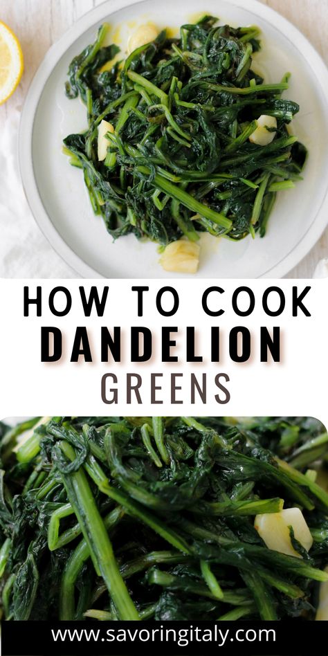 Dandelion Greens Recipe, Dandelion Greens, Benefits Of, Wild Food Foraging, Foraging Recipes, Foraged Food, Dandelion Recipes, Garden Recipes, Wild Food