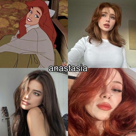 Anastasia Hairstyle Disney, Anastasia Hairstyle, Princess Anastasia Wallpaper, If Disney Princesses Died Makeup, Anastasia Poster, If Disney Princesses Died Makeup Tik Tok, Wax Roller, Princess Anastasia, Best Hairstyles For Women