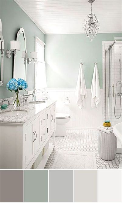 111 World`s Best Bathroom Color Schemes For Your Home #Bathroom Neutral Bathroom Colors, Budget Bathroom Remodel, Remodeling Bathroom, Neutral Bathroom, Bathroom Color Schemes, Bathroom Paint, Bathroom Paint Colors, Bathroom Color, Trendy Bathroom