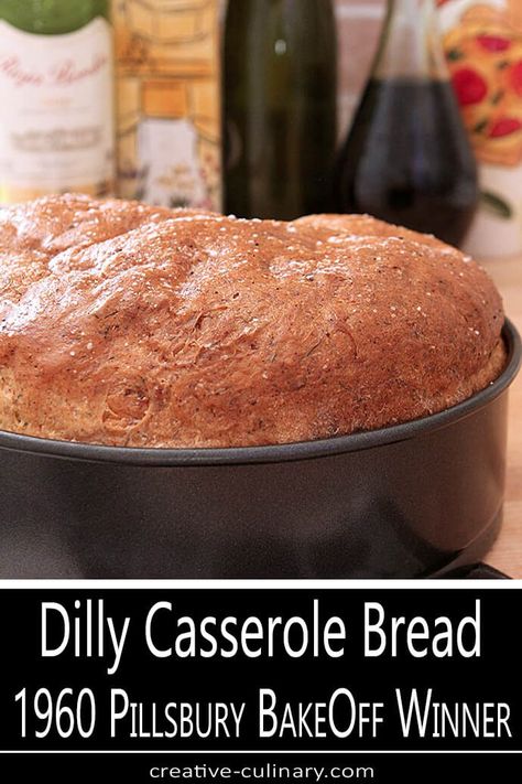 Dilly Bread Recipe, Dill Bread Recipe, Dilly Bread, Casserole Bread, Dill Bread, Hot Rolls, Homemade Yeast, Bread Quick, Savory Breads