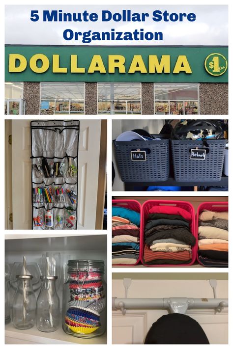 Get organized quickly and on a budget with these great tips and tricks. #dollarstoreorganization #dollarstore #dollarama #dollartree #eastcoastmommy Dollarama Organization, Dugout Organization, Ways To Organize Your Home, Dollar Store Organization, Organization Station, Ways To Organize, Dollar Store Organizing, Organize Your Home, Store Organization