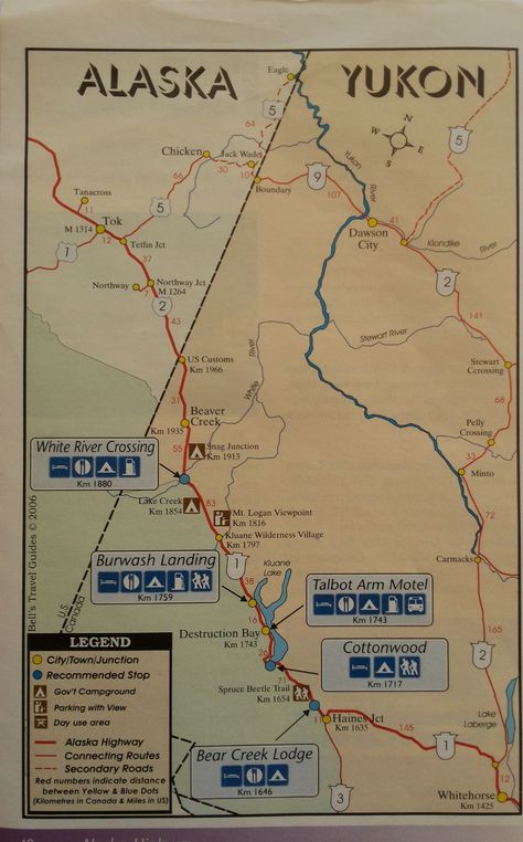 Alaska Yukon map.Drive from Whitehorse to Inuvik (NW Territories Canada) via Tok, Dawson and the Dempster Highway. Would love to do it again and then one more time 2006 Tok Alaska, Alaska Roadtrip, Dempster Highway, Alaska Images, Vacay Spots, Canada Bucket List, Viking Cruise, Alaska Road Trip, Alaska Map