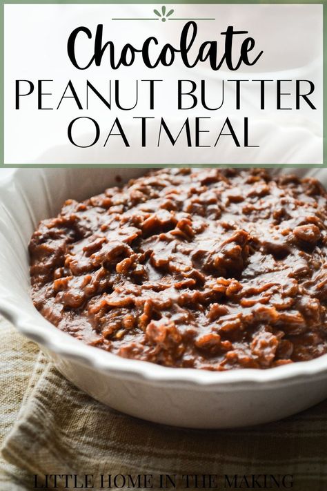 Peanut Butter In Oatmeal, Pb Chocolate Oatmeal, Flavored Peanut Butter Powder Recipes, Chocolate Protein Oatmeal Recipes, Quick Cook Oats Recipes Breakfast, Chocolate Peanut Butter Protein Oats, Oatmeal With Cocoa Powder, Chocolate Protein Powder Oatmeal, Chocolate Oatmeal Recipes Breakfast