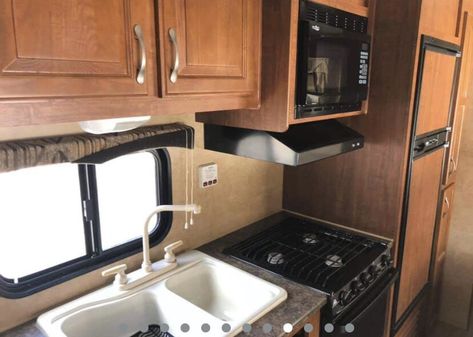 Camper Kitchen Remodel Camper Kitchen Remodel, Glamping Diy, Camper Revamp, Rv Diy, Camper Renovations, Camper Restoration, Trailer Renovation, Rv Upgrades, Cabinets Colors