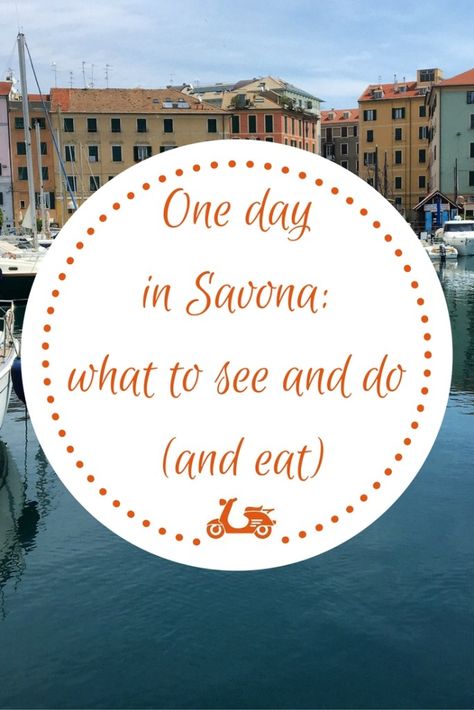 If you are staying in Savona for one day or even less, this post can be useful as it gives you a list of things to see and do there. And some tips about food, of course! Savona Italy, Milan Italy Travel, European Cruise, Italian Verbs, European Cruises, Spain Trip, Costa Cruises, Palermo Sicily, Trip To Italy