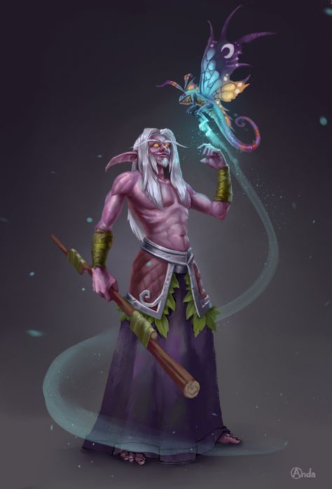 ArtStation - My Night Elf character, Anda (Gonçalo) Night Elf Tattoo World Of Warcraft, Night Elf Druid, Wow Night Elf Art, Night Elf Warcraft, Night Elf Sentinel, World Of Warcraft Night Elf Female, Wow Elf, World Of Warcraft 3, Warhammer Wood Elves