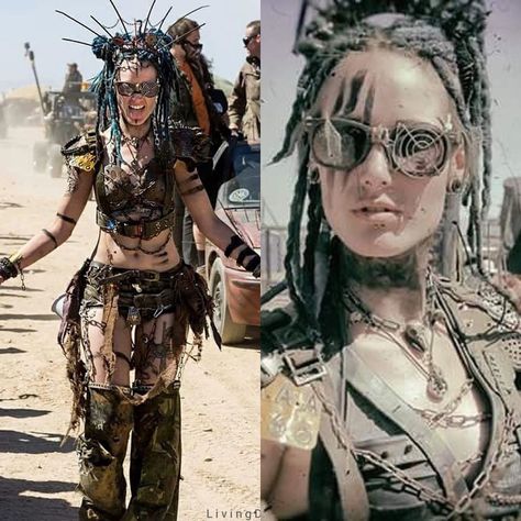 See you in the dirt @ WASTELAND WEEKEND!  Come and say hi😁 , barter or defeat me and the other @demolition_dolls on the bounty hunt 😉 .… Toxic Wasteland, Mad Max Fashion, Apocalypse Fashion, Wasteland Weekend, Post Apocalyptic Costume, Mad Max, Post Apocalypse, Post Apocalyptic, Costume Makeup