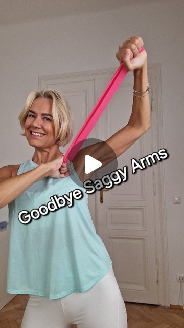 Jolanta Mitraite | Fitness | Pilates coach on Instagram: "✨ Lost hope of having toned arms after 50? ✨  The secret is simpler than you think! 💪 Start with these basic exercises at least 3 times a week, and watch the results speak for themselves! 🌟  Plus, remember: healthy eating and getting enough protein are key to building muscle and achieving toned arms. 🥗💚  Struggling with saggy arms? Drop a comment or DM me, and I’ll send you the link to my arm-toning program! 💌 Let’s get strong together! 💥  #FitOver50 #TonedArms #HealthyLifestyle #StrongWomen #AgeIsJustANumber #ArmToning #FitnessOver50" Arm Weights Workout Women, Resistance Bands Arm Workout, How To Tone Your Arms, Saggy Arm Workout, Women Arm Exercises, Toned Arms Workout, Pelvic Floor Muscle Exercise, Arm Toning, Tone Arms Workout