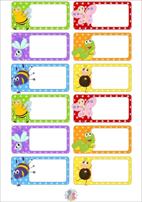 Name Tag For Kids, Spring Name Tags Free Printable, Spring Name Tags For Cubbies, Editable Name Tags Free Printable Labels, Bee Name Tags, Bee Name Tags Free Printable, Bumble Bee Name Tags, School Labels Printables, School Stickers Labels