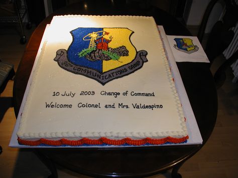 Change of Command Cake Change Of Command Cake, Marine Corps Retirement, Promotion Ceremony, Banquet Ideas, Pinterest Cake, 50th Anniversary Celebration, Anniversary Event, Army Wife, Military Family