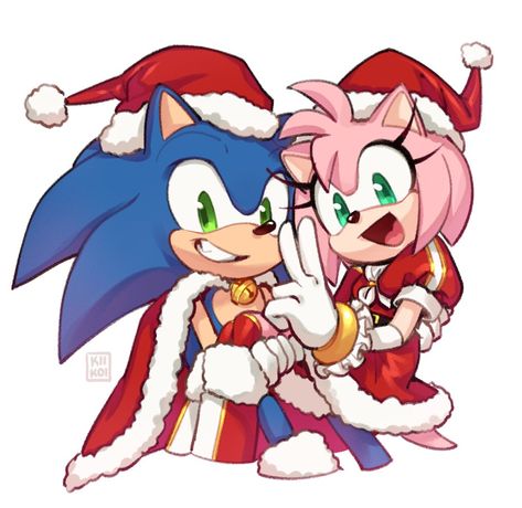 Christmas People, Sonamy Comic, Amy The Hedgehog, Hedgehog Movie, Sonic Heroes, Sonic And Amy, Owl City, Sonic Franchise, Blue Hedgehog