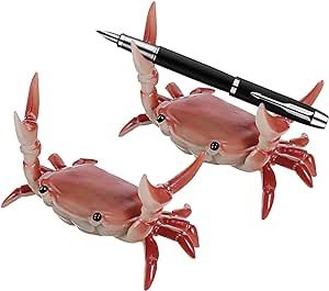 Funny Crab, Cool Office Supplies, Desk Display, Storage Office, Pencil Holders, Pen Stand, Accent Storage, Pen Storage, Desk Supplies