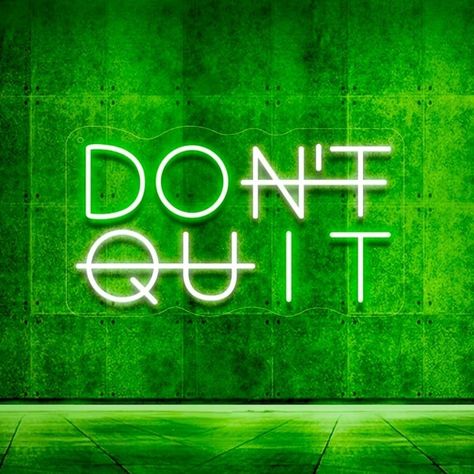 #NeonSigns #BrightIdeas #NeonSignNames #NeonInspiration #NeonRoom #RoomDecor Neon Green Room, Gym Lounge Area, Green Gym Aesthetic, Man Cave Gym, Don't Quit Do It, Space Bed, Gym Lounge, Green Gym, Board Pictures