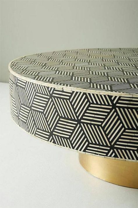 Bone Inlay Coffee Table in Black, Handmade Geometric Diamond Cuboid Centre Table, Bone Inlay Coffee Moroccan Coffee Table, Bone Inlay Coffee Table, Inlay Table Top, Moroccan Decor Living Room, Inlay Coffee Table, Inlay Table, Coffee Table Black, Bone Inlay Furniture, Table Decorating