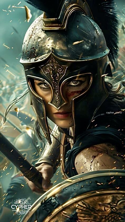 Women Warriors Art, Amazoness Warrior, Female Greek Warrior, Greek Warrior Woman, Warrior Female Art, Female Spartan, Female Gladiator, Warrior Female, Female Warrior Tattoo