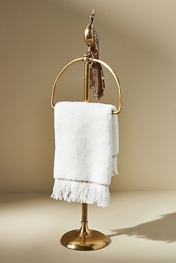 Hand Towel Stand, Towel Stand, Unique Cabinets, Hand Towel Holder, Bhldn Weddings, Towel Hooks, Decorative Hardware, Bathroom Hardware, Towel Holder