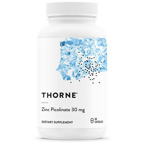 30 mg of an optimally absorbed form of zinc to support general wellness, immune function, healthy skin and connective tissue, and eye health. Zinc promotes the optimal functioning of the body’s immune response and promotes the activation of a type of white blood cell that helps moderate the body’s inflammatory response during times of immune stress. Zinc promotes healthy skin and eyes. Highly absorbable form of zinc. Best Zinc Supplement, Zinc Supplement, Zinc Picolinate, Thyroid Supplements, White Blood Cell, Zinc Supplements, Fertility Supplements, Vitamin D Supplement, Liver Detoxification