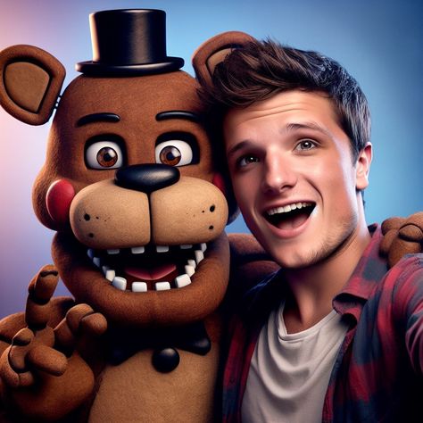 Josh Hutcherson, Freddy Fazbear, Playing Football, Costume Ideas, Halloween Costume, Halloween Costumes, Collage, Halloween, Pins