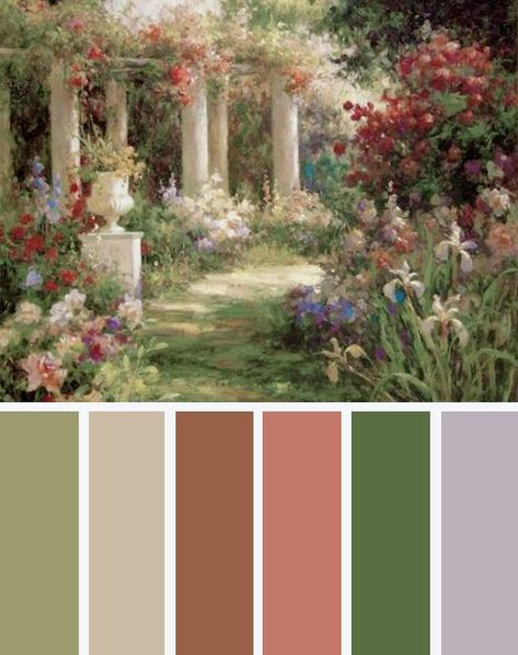 colors Image color palette green #colors #palette pink lavender violet lilac Pink Green And Brown Color Palette, Green Lilac Color Palette, Fairy Garden Color Palette, Fairy Core Color Palette, Green Colors Palette, Fairy Color Palette, Garden Color Palette, Palette Green, Garden Of Lights