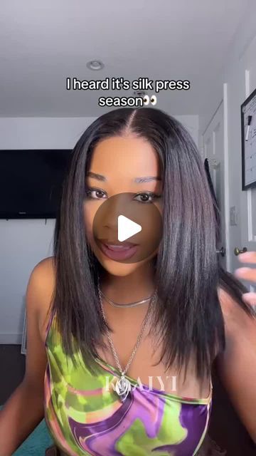 Klaiyi Hair Wigs | 😍😍"Oh, it’s giving that’s your hair!" Lace melts beautifully without glue!💋Soo cute! yaki straight is always 🔥 Link>>... | Instagram Yaki Straight Hair, Yaki Hair, Wig Shop, Silk Press, Hair Lace, Bob Wigs, Straight Hair, Hair Wigs, Wig Hairstyles